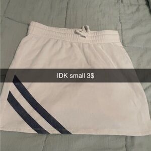 White and Blue Women's Skirt